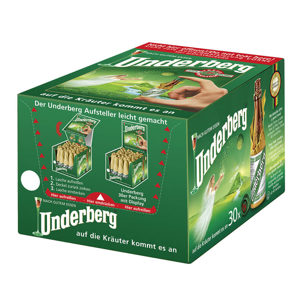 AMARO UNDERBERG MIGNON CL 2 x 30 BOTTIGLIETTE DIGESTIVO ERBE AROMATICHE