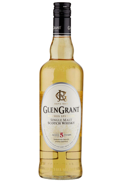 Glen Grant Single Malt Scotch Whiskey Aged 5 Years 1Litre 